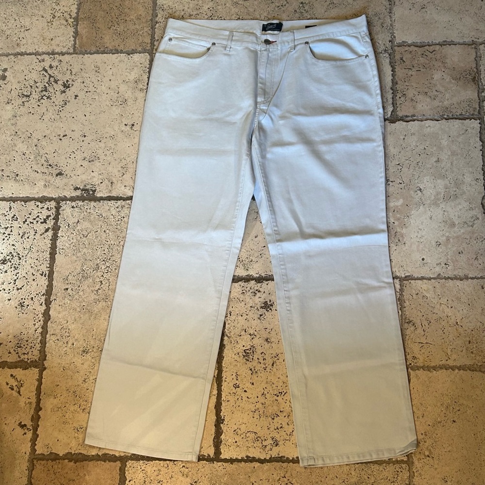 Grayers Clothiers Men’s Cotton White Denim Style Pants